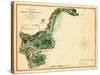 1854, York River and Cape Neddick Harbors Chart, Maine, Maine, United States-null-Stretched Canvas