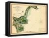 1854, York River and Cape Neddick Harbors Chart, Maine, Maine, United States-null-Framed Stretched Canvas