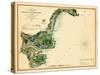 1854, York River and Cape Neddick Harbors Chart, Maine, Maine, United States-null-Stretched Canvas