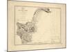 1854, York River Harbor Chart Maine, Maine, United States-null-Mounted Giclee Print