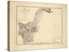 1854, York River Harbor Chart Maine, Maine, United States-null-Stretched Canvas