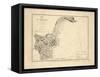 1854, York River Harbor Chart Maine, Maine, United States-null-Framed Stretched Canvas