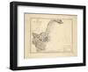 1854, York River Harbor Chart Maine, Maine, United States-null-Framed Giclee Print