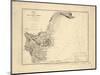 1854, York River Harbor Chart Maine, Maine, United States-null-Mounted Giclee Print