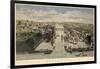 1855, Oswego 1855 Bird's Eye View, New York, United States-null-Framed Giclee Print