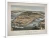 1856 NYC Map-N. Harbick-Framed Art Print