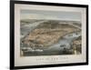 1856 NYC Map-N. Harbick-Framed Art Print