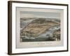 1856 NYC Map-N. Harbick-Framed Art Print