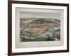 1856 NYC Map-N. Harbick-Framed Art Print