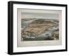 1856 NYC Map-N. Harbick-Framed Art Print