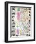 1856, Strafford County Wall Map, New Hampshire, United States-null-Framed Premium Giclee Print