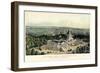 1856, Washington City and Capitol, Bird's Eye View, District of Columbia, United States-null-Framed Giclee Print