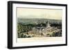 1856, Washington City and Capitol, Bird's Eye View, District of Columbia, United States-null-Framed Giclee Print