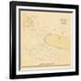 1857, Beaufort Harbor Chart North Carolina, North Carolina, United States-null-Framed Giclee Print