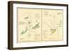 1857, Hatteras and Ocracoke Inlet Chart North Carolina, North Carolina, United States-null-Framed Giclee Print