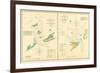 1857, Hatteras and Ocracoke Inlet Chart North Carolina, North Carolina, United States-null-Framed Giclee Print