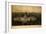 1857 Panoramic View of Washington D.C. with the New Dome of the Capitol, Looking East-null-Framed Photo