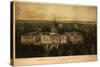 1857 Panoramic View of Washington D.C. with the New Dome of the Capitol, Looking East-null-Stretched Canvas