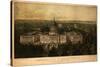 1857 Panoramic View of Washington D.C. with the New Dome of the Capitol, Looking East-null-Stretched Canvas