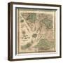 1858, Cecil County Wall Map, Maryland, United States-null-Framed Giclee Print