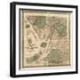 1858, Cecil County Wall Map, Maryland, United States-null-Framed Giclee Print