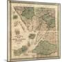 1858, Cecil County Wall Map, Maryland, United States-null-Mounted Giclee Print