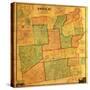 1858, Essex County 1858 Wall Map, New York, United States-null-Stretched Canvas