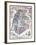 1858, Frederick County Wall Map, Maryland, United States-null-Framed Giclee Print