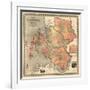 1858, Talbot County Wall Map, Maryland, United States-null-Framed Giclee Print