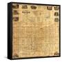 1858, Wayne County 1858 Wall Map, New York, United States-null-Framed Stretched Canvas