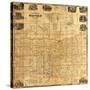 1858, Wayne County 1858 Wall Map, New York, United States-null-Stretched Canvas