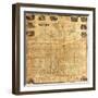 1858, Wayne County 1858 Wall Map, New York, United States-null-Framed Giclee Print