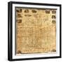 1858, Wayne County 1858 Wall Map, New York, United States-null-Framed Giclee Print