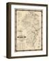 1860, Anne Arundel County Wall Map, Maryland, United States-null-Framed Giclee Print