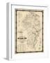 1860, Anne Arundel County Wall Map, Maryland, United States-null-Framed Giclee Print