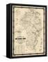 1860, Anne Arundel County Wall Map, Maryland, United States-null-Framed Stretched Canvas