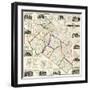 1860, Belknap County Wall Map, New Hampshire, United States-null-Framed Giclee Print