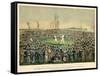 1860, Boxing Match International Contest Between Heenan and Sayers at Farnborough-null-Framed Stretched Canvas