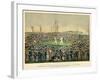 1860, Boxing Match International Contest Between Heenan and Sayers at Farnborough-null-Framed Giclee Print