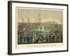 1860, Boxing Match International Contest Between Heenan and Sayers at Farnborough-null-Framed Giclee Print