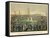 1860, Boxing Match International Contest Between Heenan and Sayers at Farnborough-null-Framed Stretched Canvas