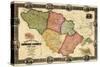 1860, Howard County Wall Map, Maryland, United States-null-Stretched Canvas