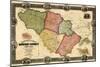 1860, Howard County Wall Map, Maryland, United States-null-Mounted Giclee Print