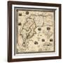 1860, Kent County Wall Map, Maryland, United States-null-Framed Giclee Print