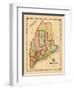 1860, Maine-null-Framed Premium Giclee Print