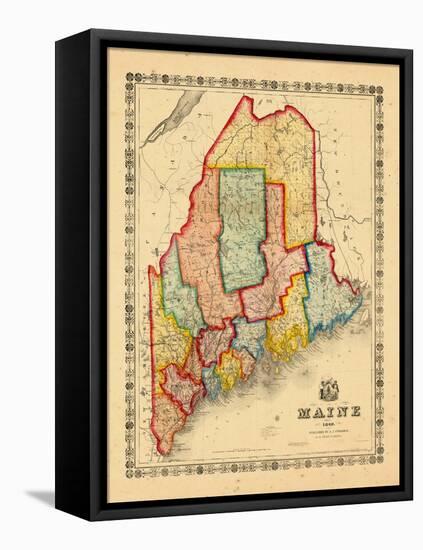 1860, Maine-null-Framed Stretched Canvas