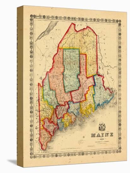 1860, Maine-null-Stretched Canvas
