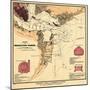 1860s, Charleston Harbor Chart South Carolina, South Carolina, United States-null-Mounted Giclee Print