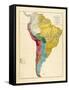 1861, South America-null-Framed Stretched Canvas