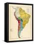 1861, South America-null-Framed Stretched Canvas